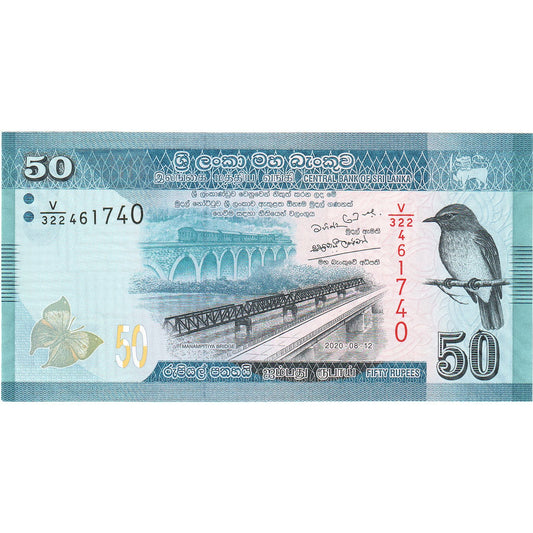 Sri Lanka, 
  
  50 Rupi, 
  
  2020