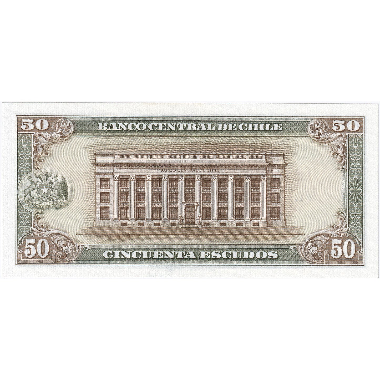 Şili, 
  
  50 Escudo, 
  
  1962