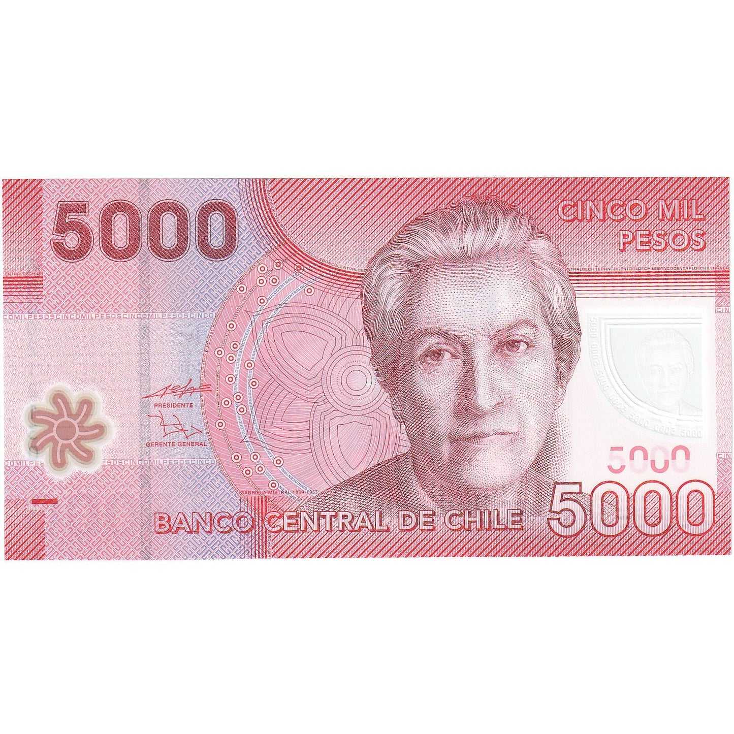 Şili, 
  
  5000 Peso, 
  
  2009