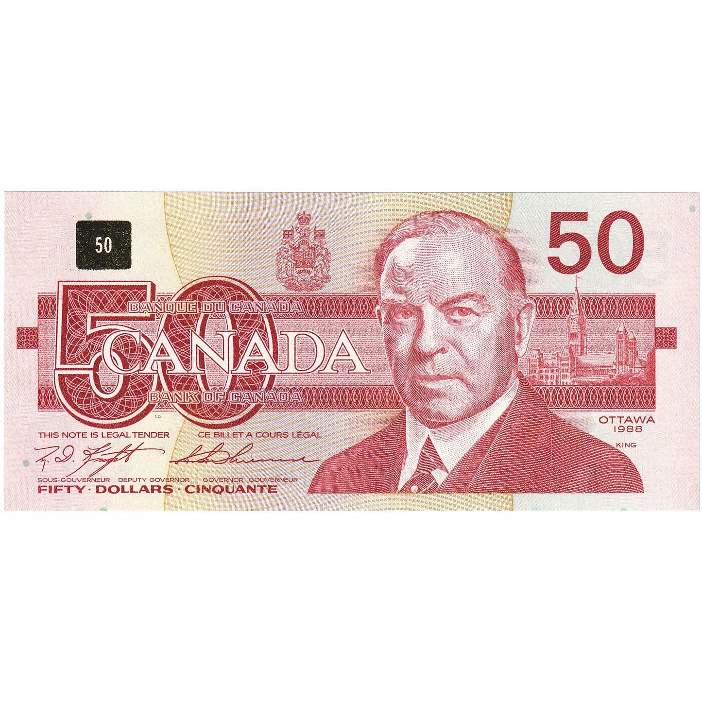 Kanada, 
  
  50 Dolar, 
  
  1988