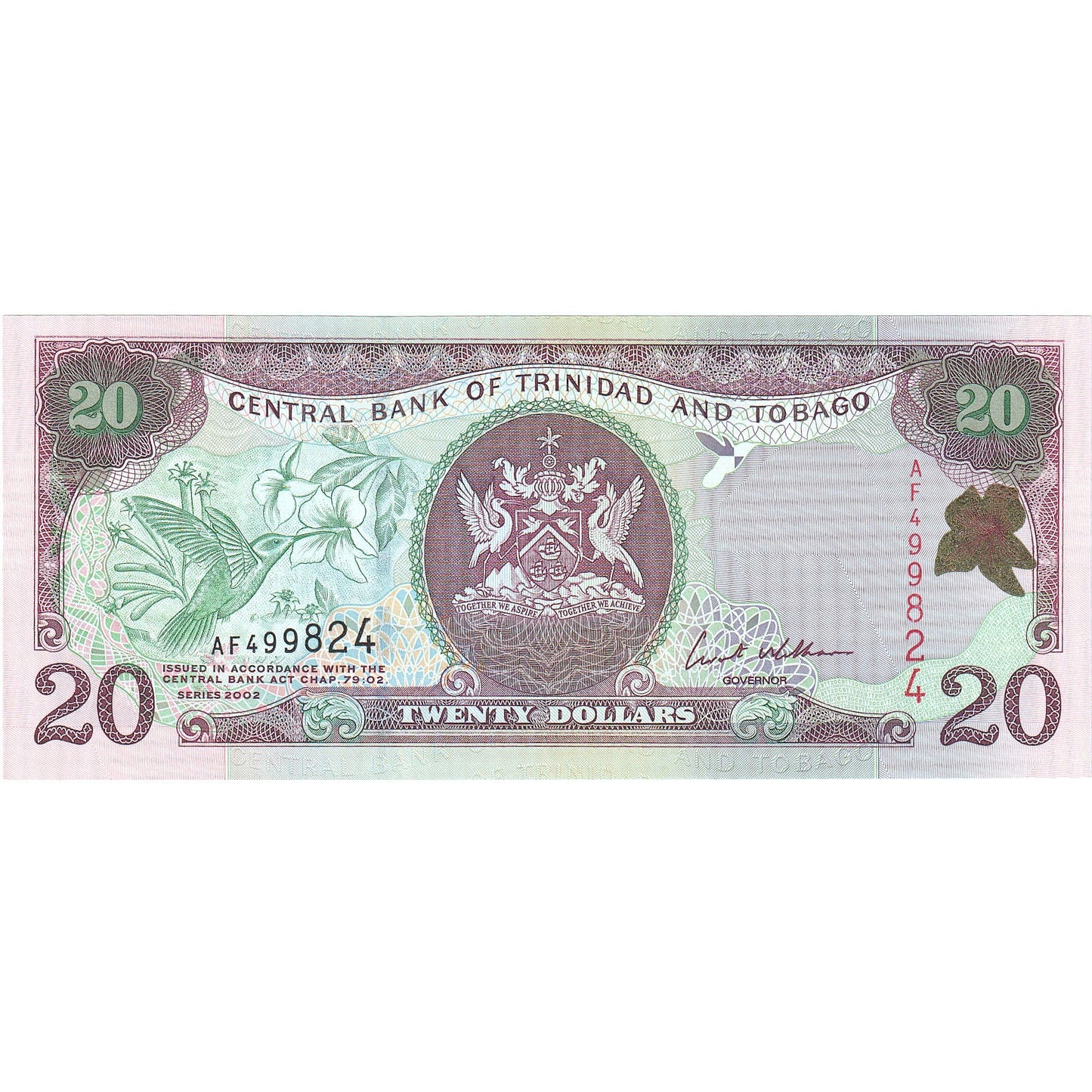 Trinidad ve Tobago, 
  
  20 Dolar, 
  
  2002