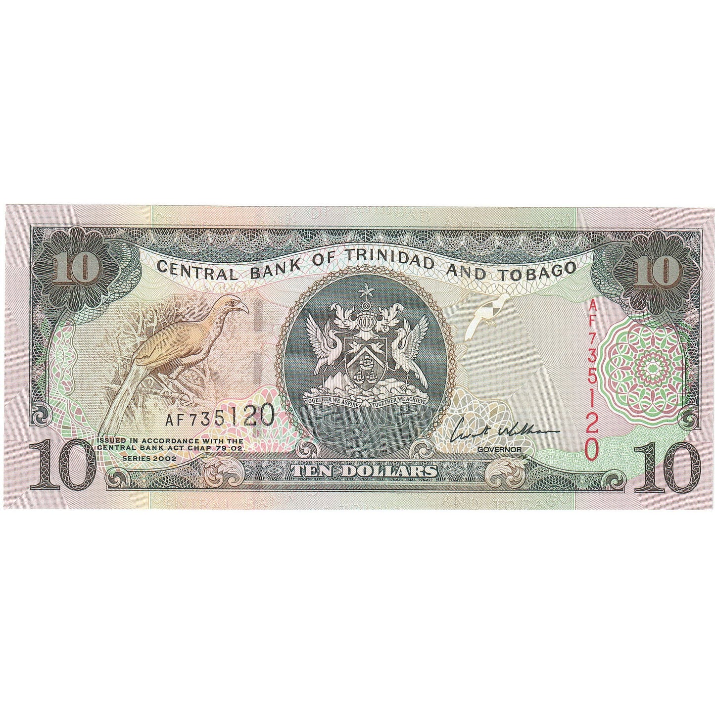 Trinidad ve Tobago, 
  
  10 Dolar, 
  
  2002