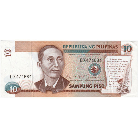 Filipinler, 
  
  10 Piso, 
  
  1985