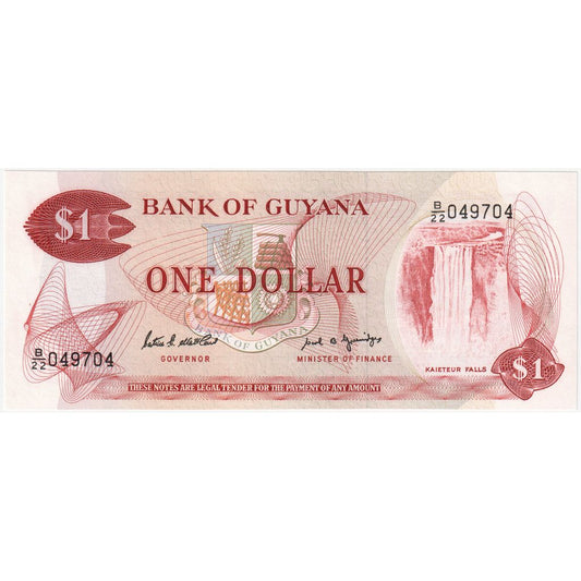 Guyana, 
  
  1 Dolar, 
  
  Tarihsiz (1992)