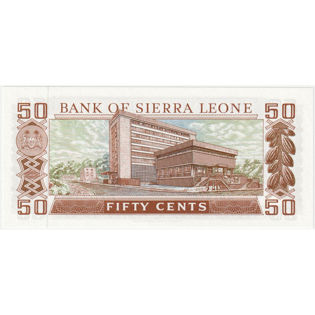 Sierra Leone, 
  
  50 Sent, 
  
  TARİHSİZ (1984)