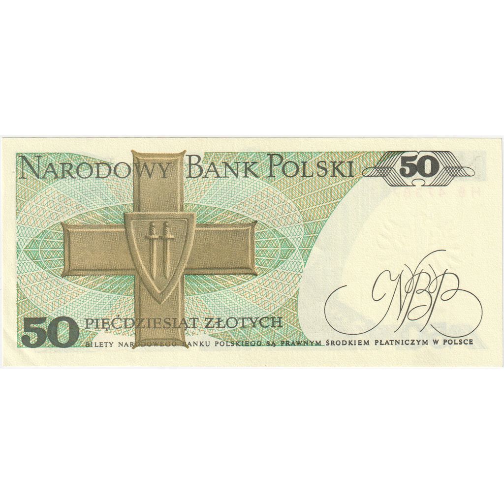 Polonya, 
  
  50 Zlotiç, 
  
  1988