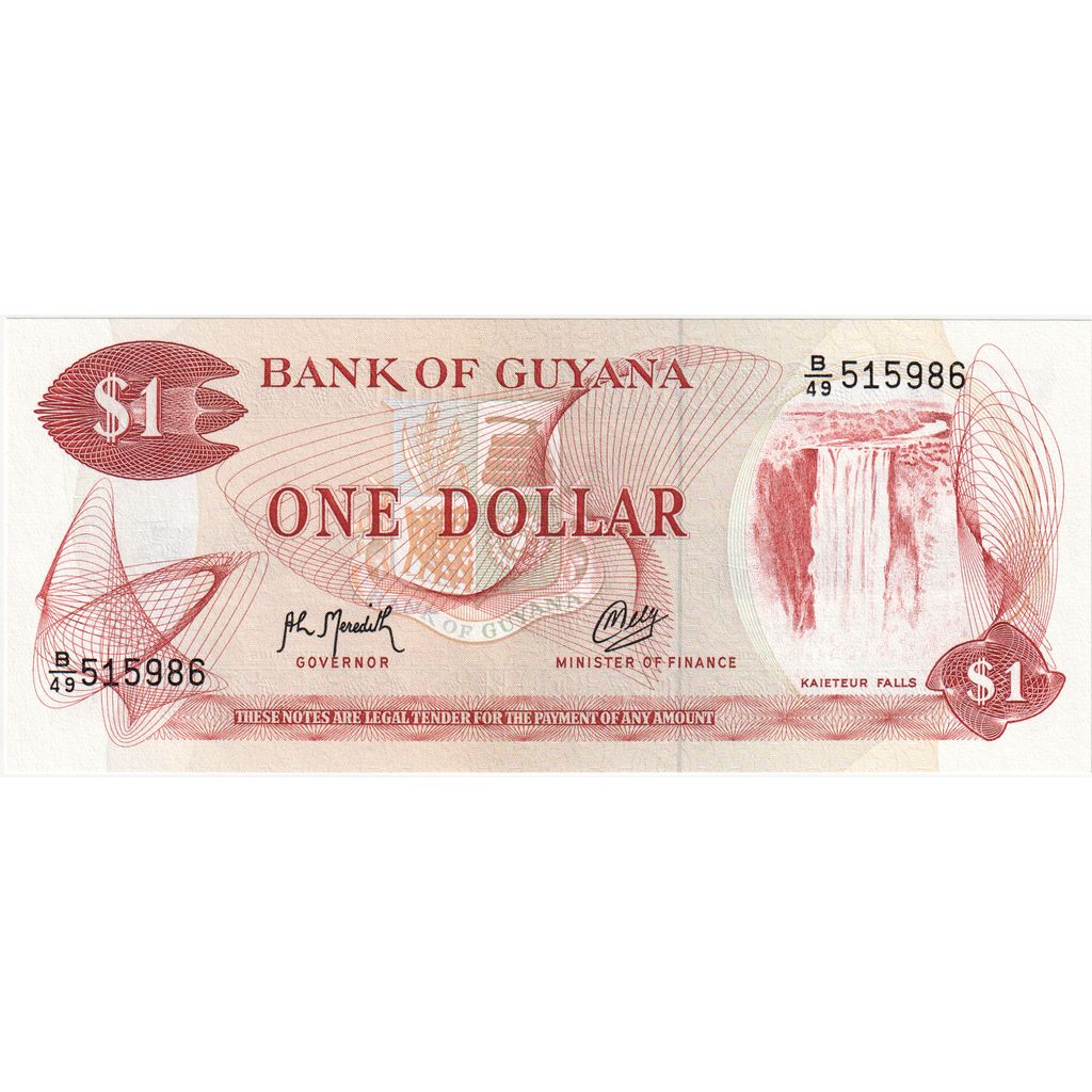 Guyana, 
  
  1 Dolar, 
  
  KM:21g