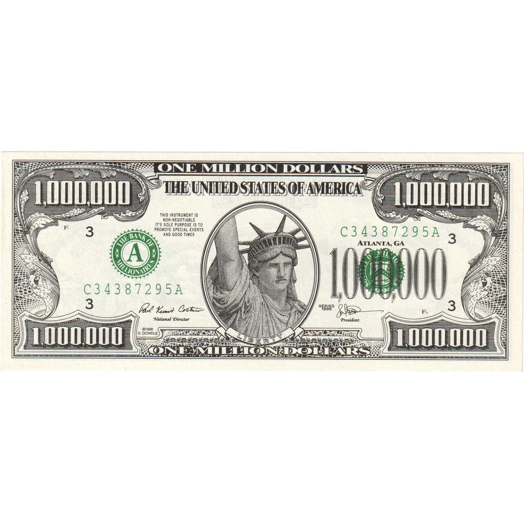 Amerika Birleşik Devletleri, 
  
  Dolar, 
  
  1996