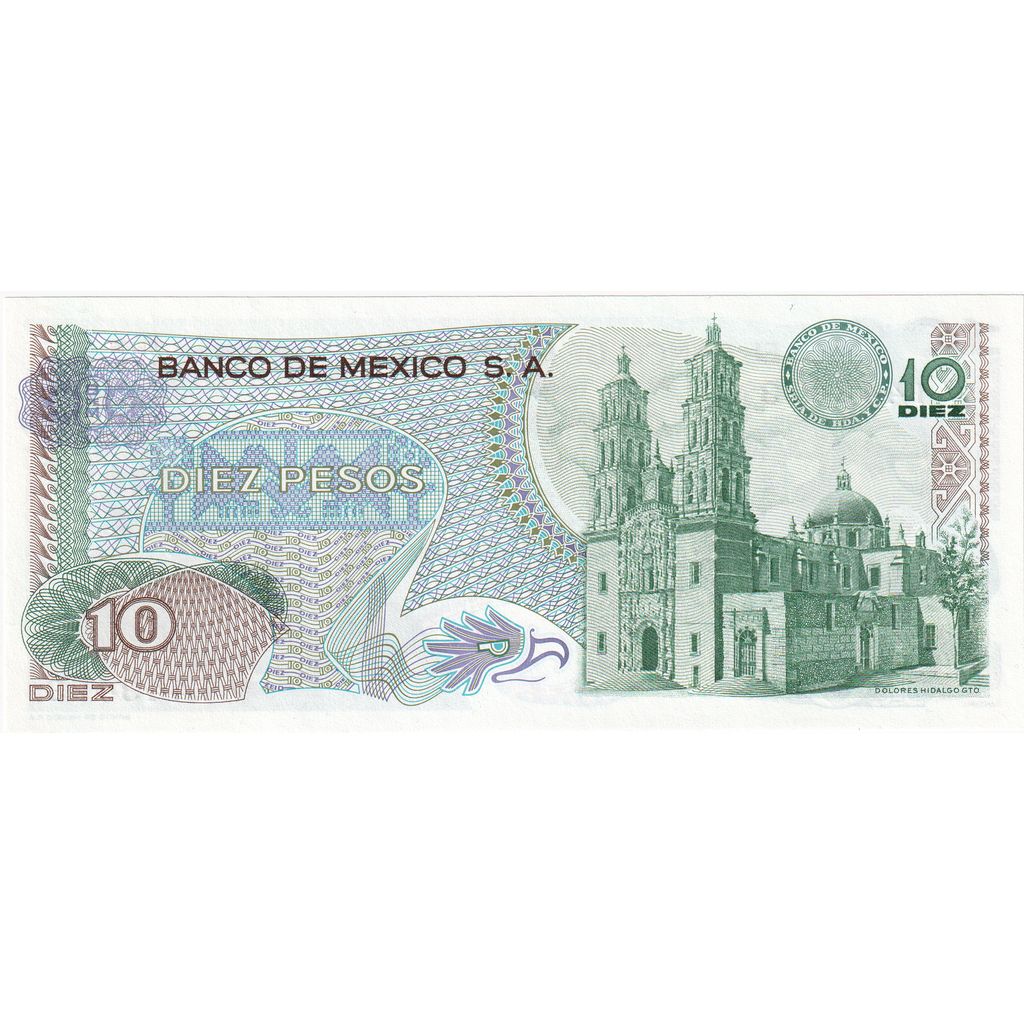 Meksika, 
  
  10 Peso, 
  
  1977