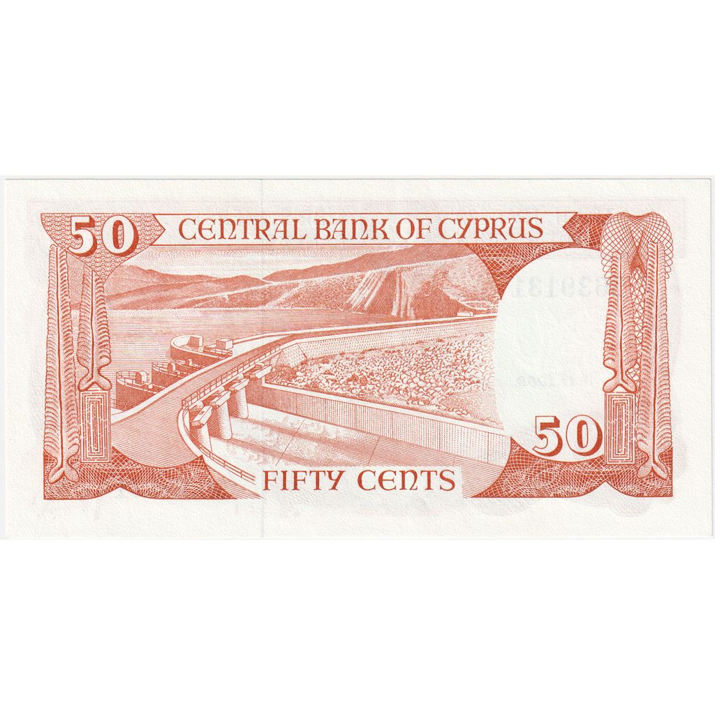 Kıbrıs, 
  
  50 Sent, 
  
  1989-11-01