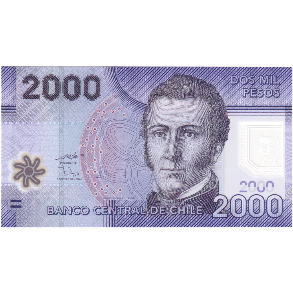 Banknot, 
  
  Şili, 
  
  2000 Peso