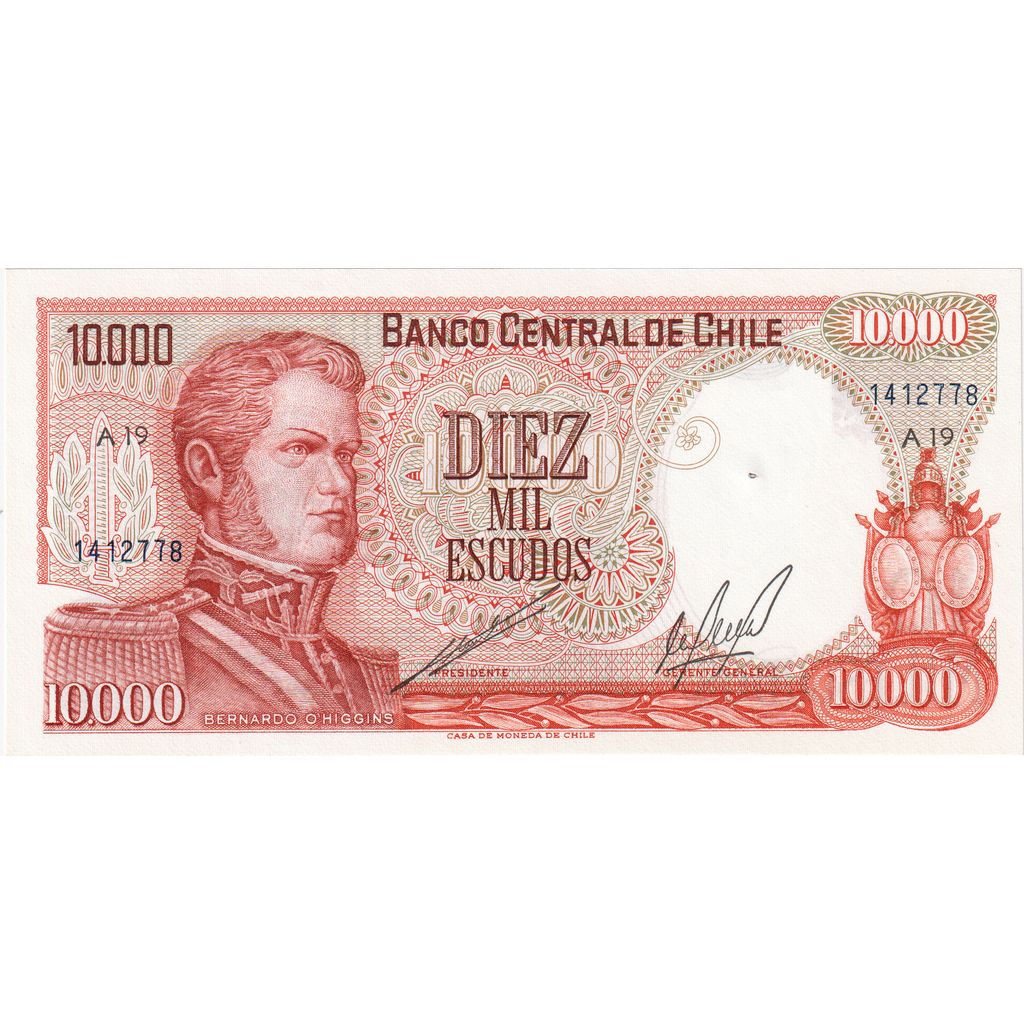 Şili, 
  
  10, 
  
  000 Escudo