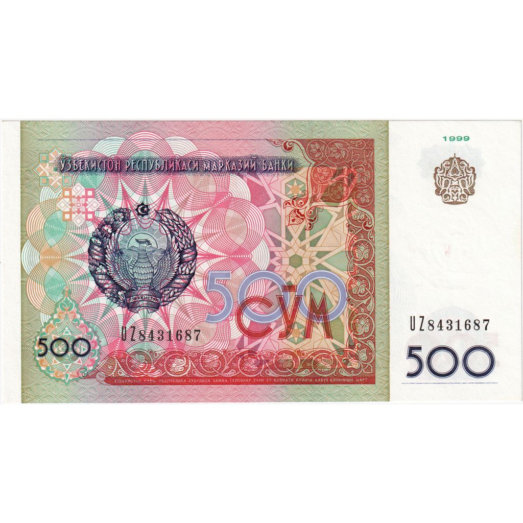 Özbekistan, 
  
  500 Toplam, 
  
  1999