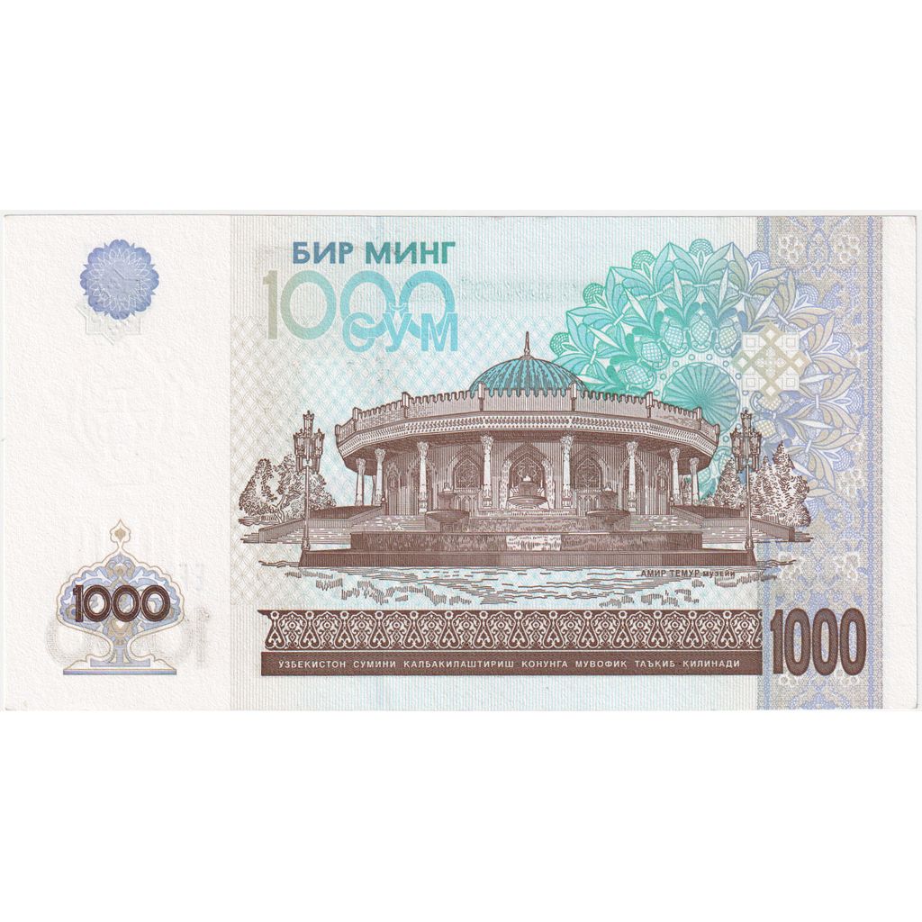 Özbekistan, 
  
  1000 Toplam, 
  
  2001