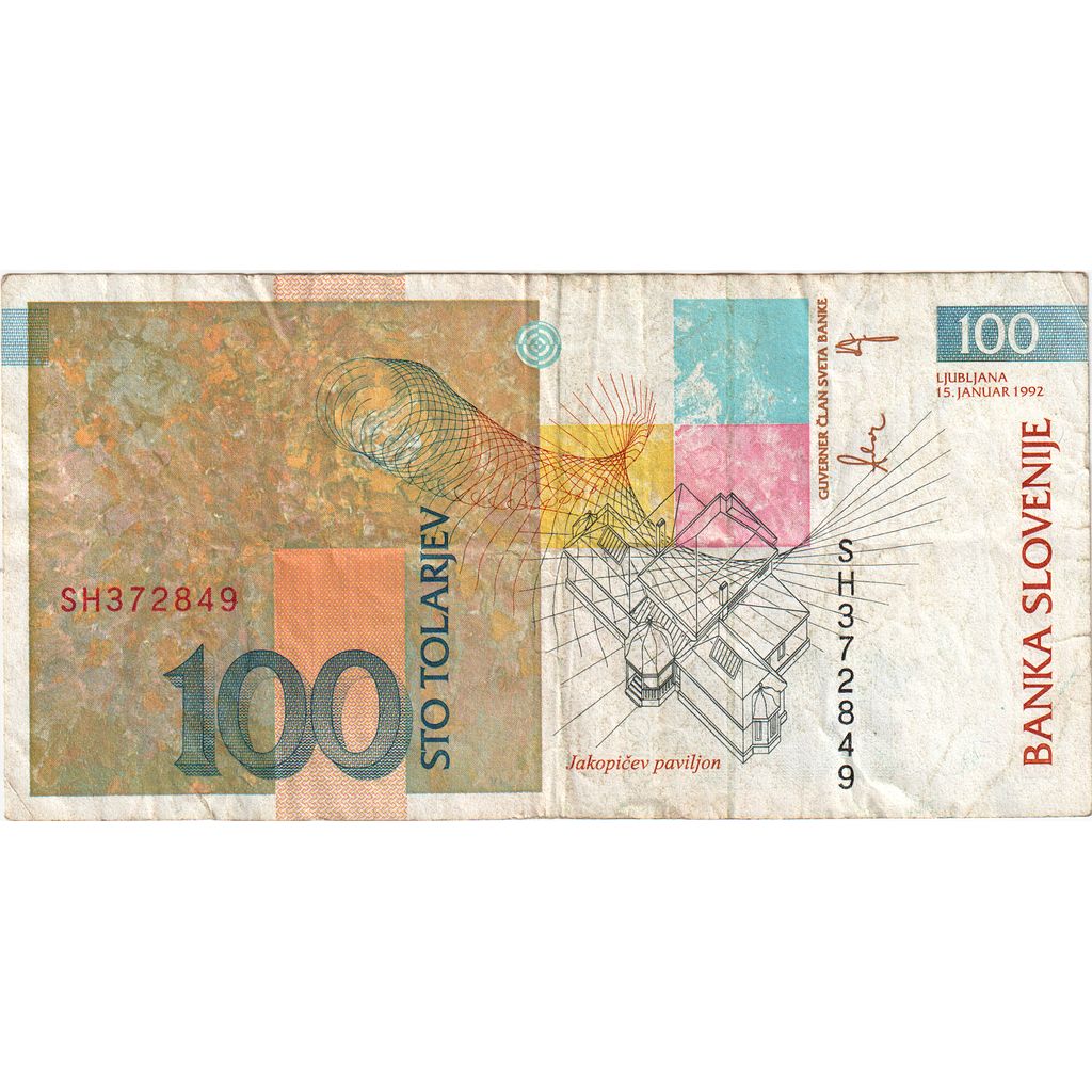 Slovenya, 
  
  100 Tolaryev, 
  
  1992-01-15