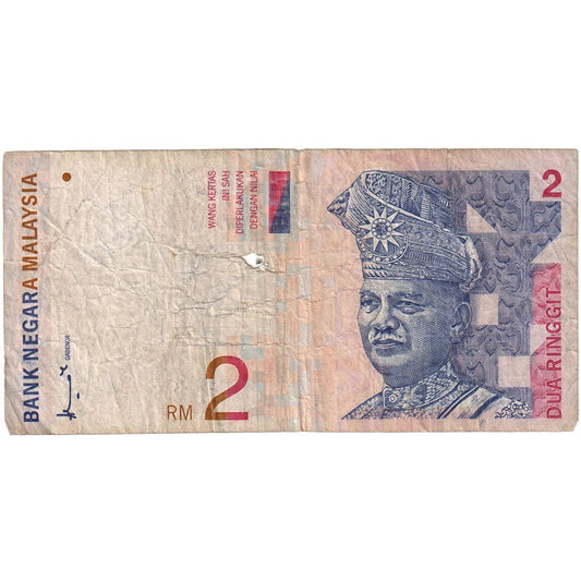 Malezya, 
  
  2 Ringgit, 
  
  VF(20-25)