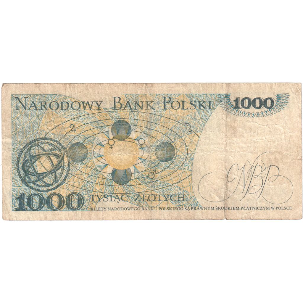 Banknot, 
  
  Polonya, 
  
  1000 Zlotisi