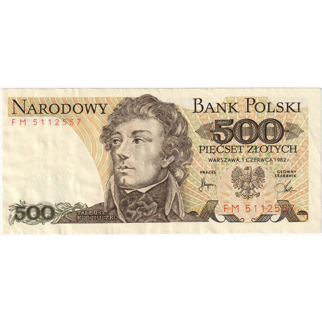 Banknot, 
  
  Polonya, 
  
  500 Zlotisi