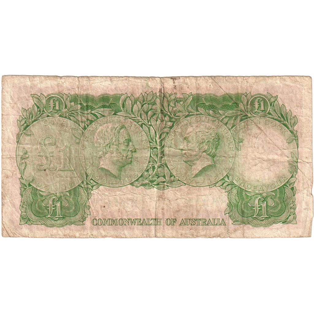 Avustralya, 
  
  1 pound, 
  
  Tarihsiz (1960-1961)