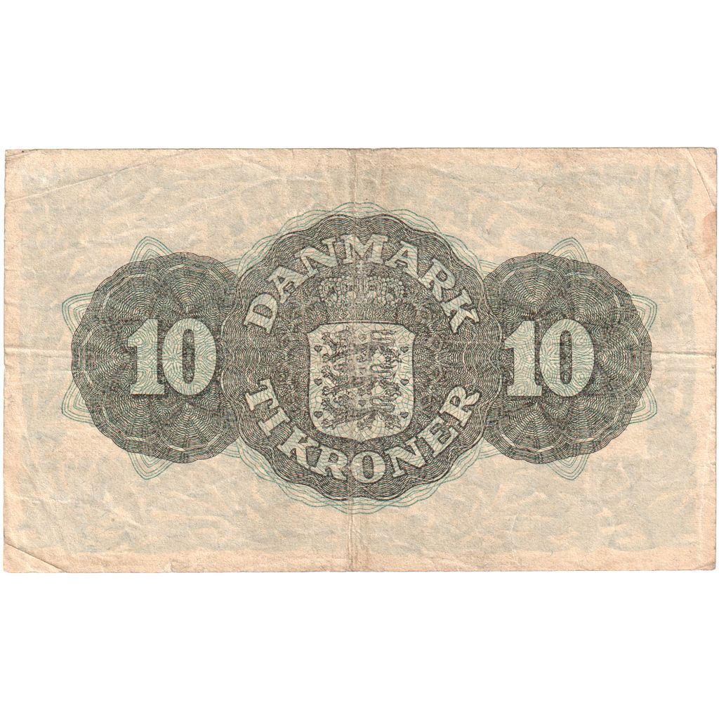 Danimarka, 
  
  10 Kron, 
  
  EF(40-45)