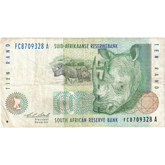 Güney Afrika, 
  
  10 Rand, 
  
  VF(30-35)