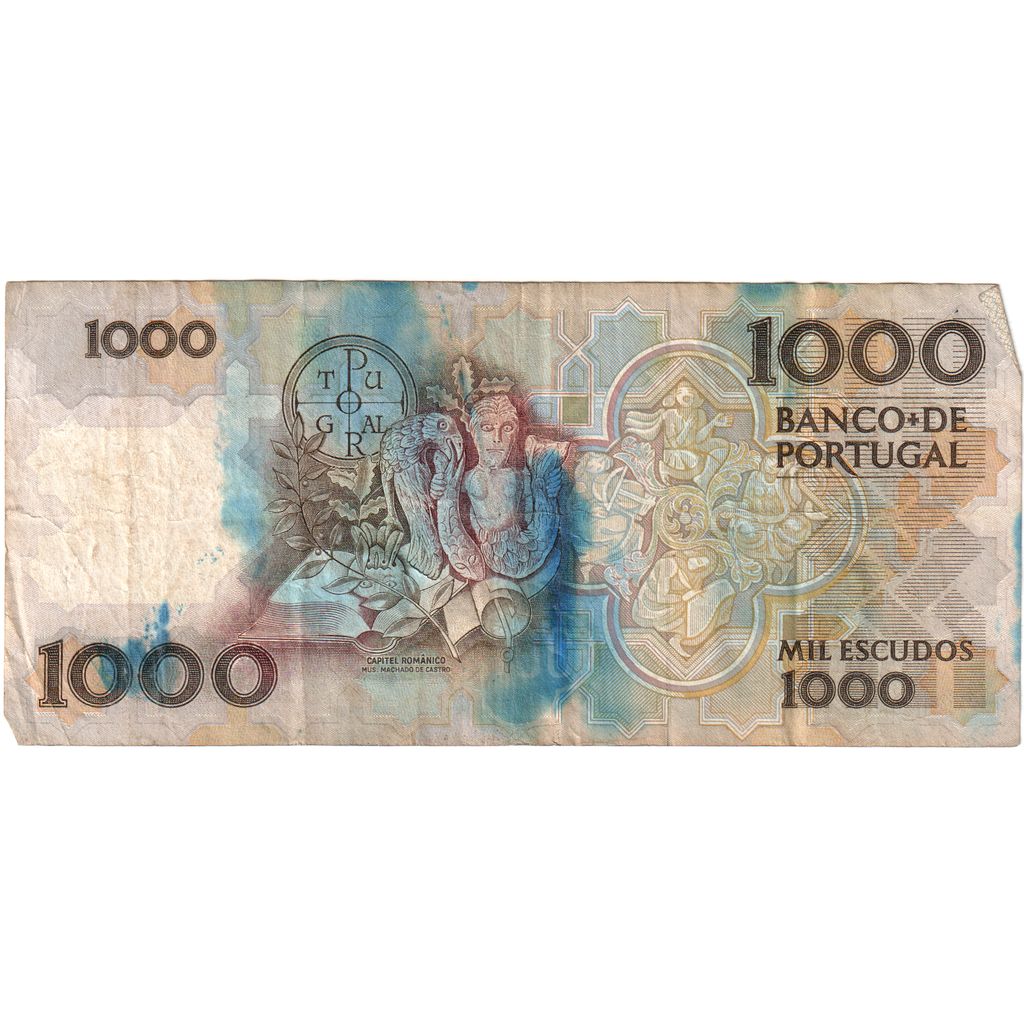 Portekiz, 
  
  1000 Escudo, 
  
  1988-12-22