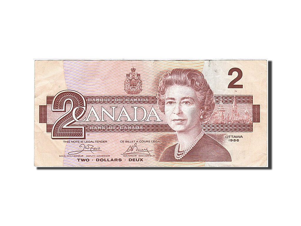 Banknot, 
  
  Kanada, 
  
  2 Dolar