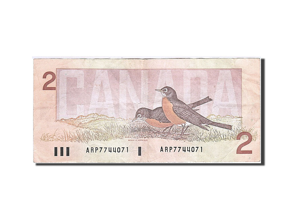 Banknot, 
  
  Kanada, 
  
  2 Dolar