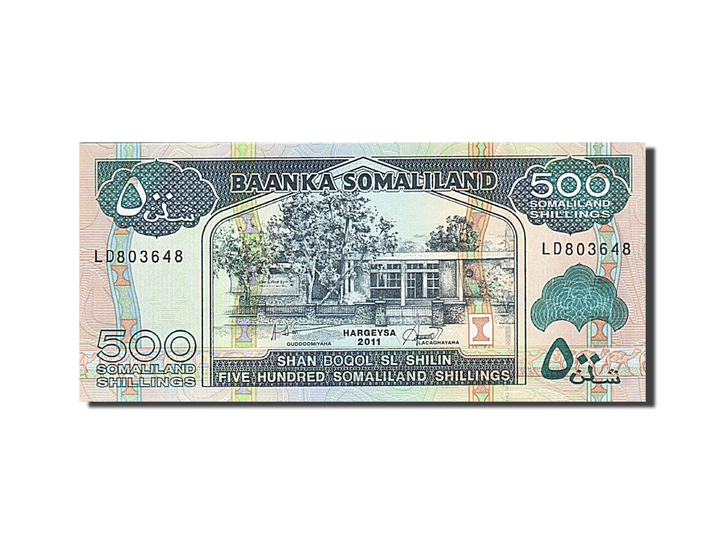 Banknot, 
  
  Somaliland, 
  
  500 Şilin = 500 Şilin