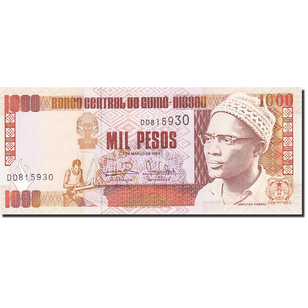 Banknot, 
  
  Gine-Bissau, 
  
  1000 Peso