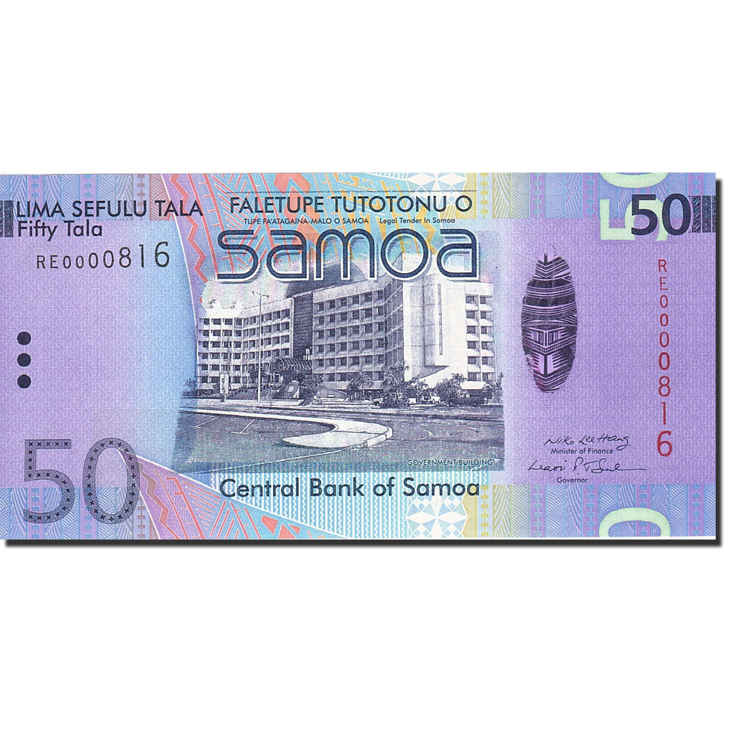 Banknot, 
  
  Batı Samoa, 
  
  50 Tala