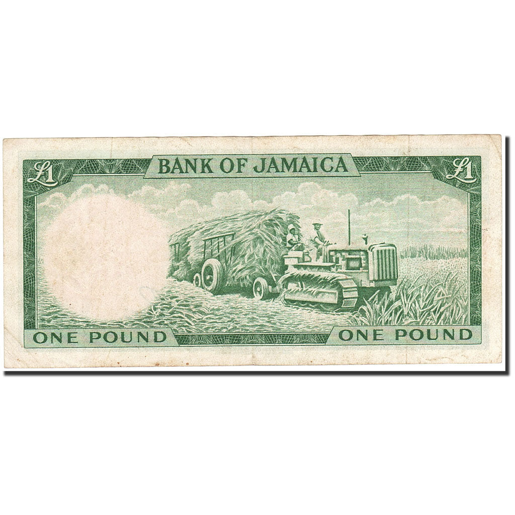 Banknot, 
  
  Jamaika, 
  
  1 pound