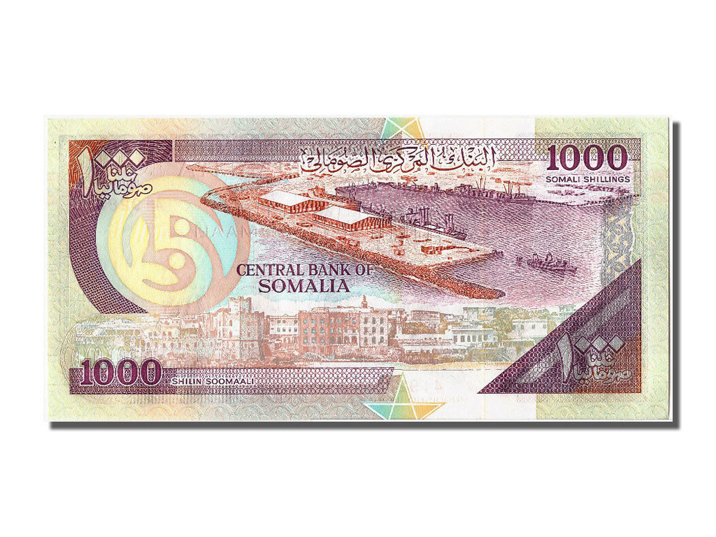 Banknot, 
  
  Somali, 
  
  1000 Şilin = 1000 Şilin