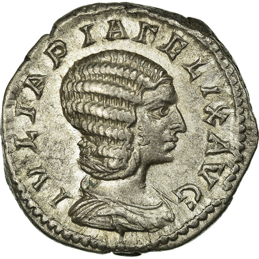 madeni para, 
  
  Julia Domna, 
  
  Denarius