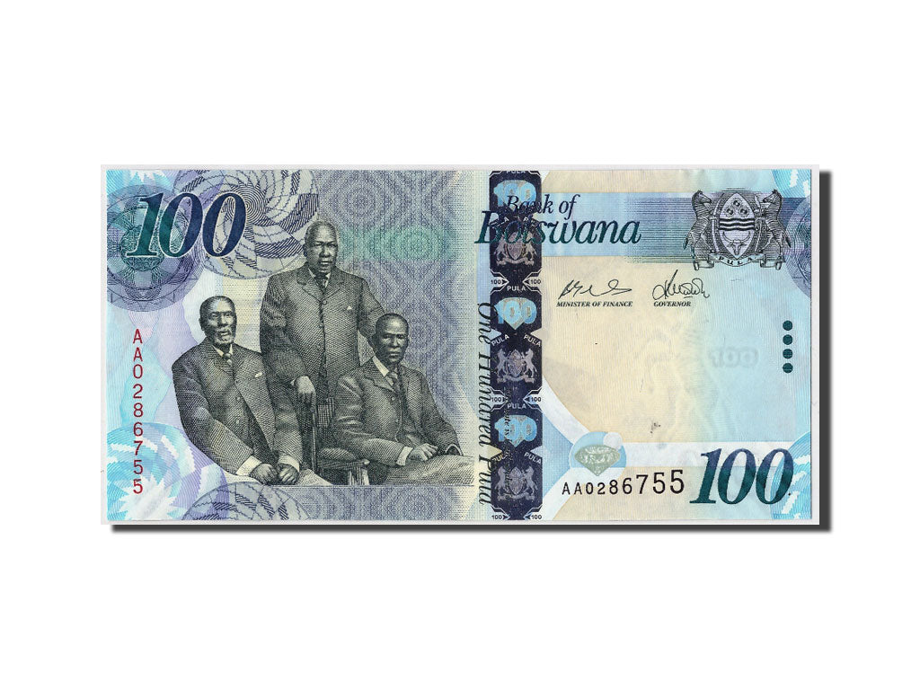 Banknot, 
  
  Botsvana, 
  
  100 Pula