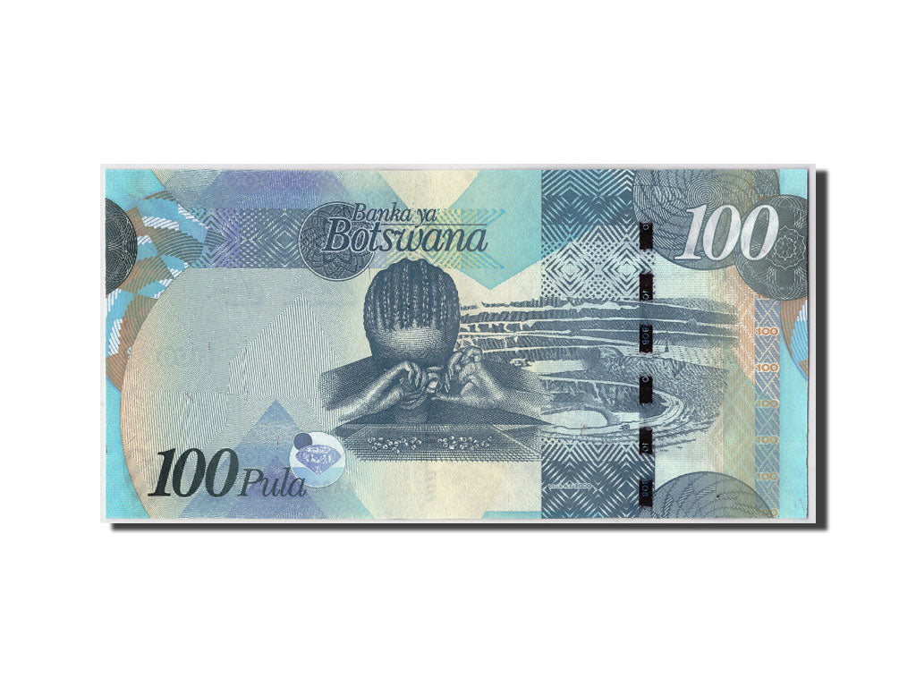 Banknot, 
  
  Botsvana, 
  
  100 Pula