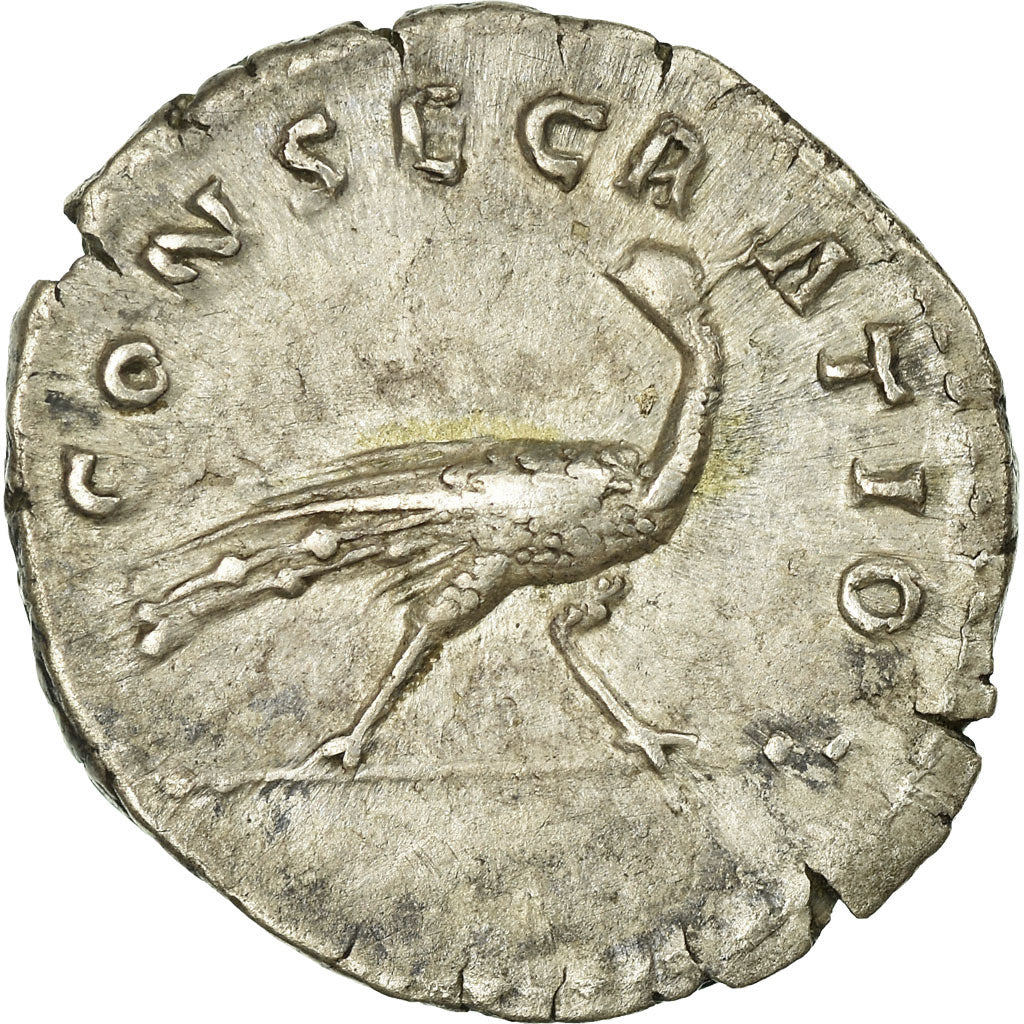 madeni para, 
  
  Faustina ben, 
  
  Denarius