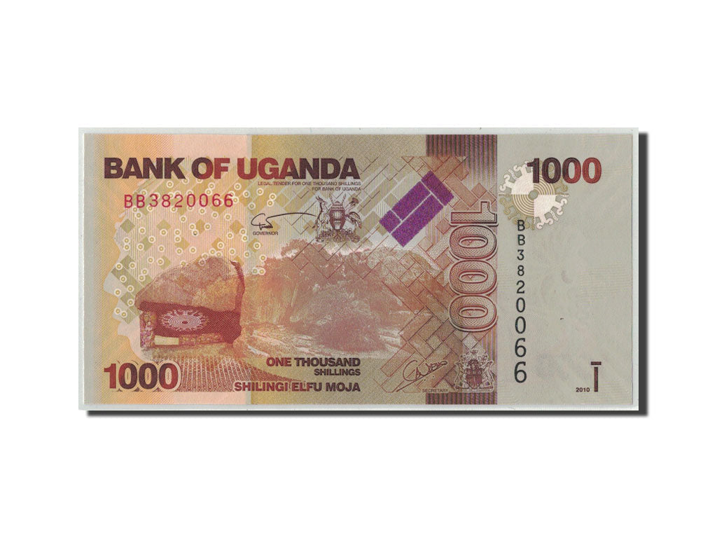 Banknot, 
  
  Uganda, 
  
  1000 Şilin