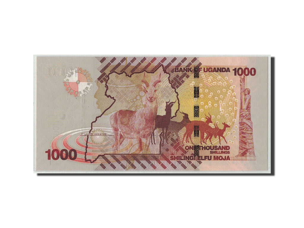 Banknot, 
  
  Uganda, 
  
  1000 Şilin