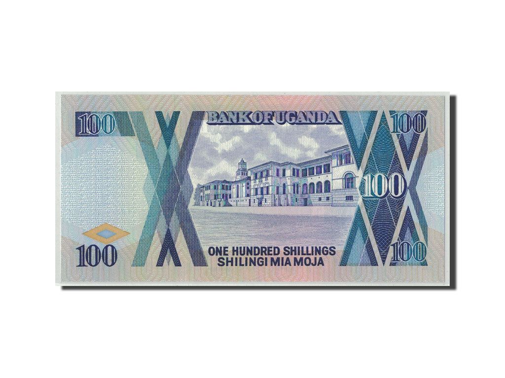 Banknot, 
  
  Uganda, 
  
  100 Şilin