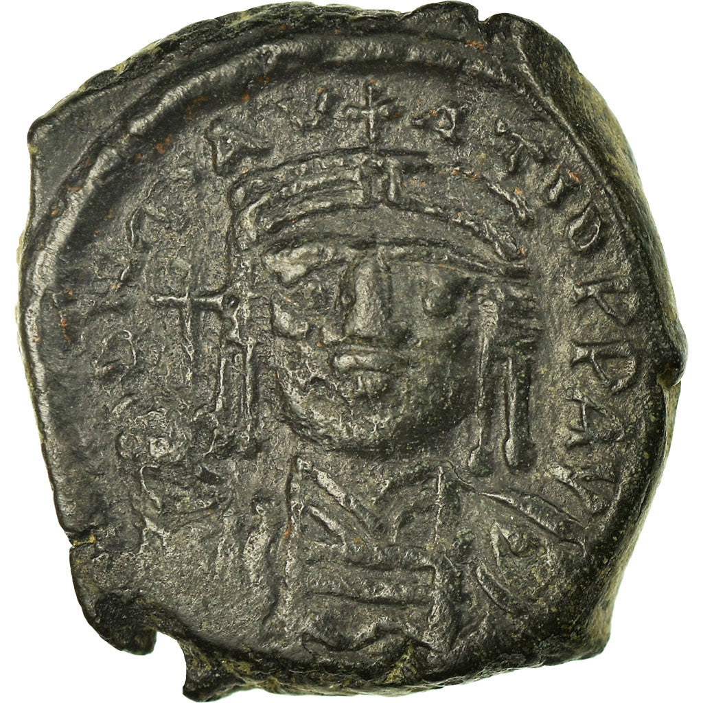 madeni para, 
  
  Maurice Tiberius, 
  
  Yarım Follis