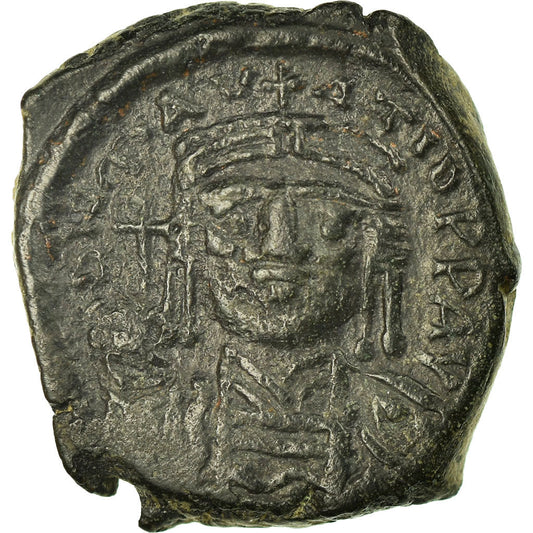 madeni para, 
  
  Maurice Tiberius, 
  
  Yarım Follis