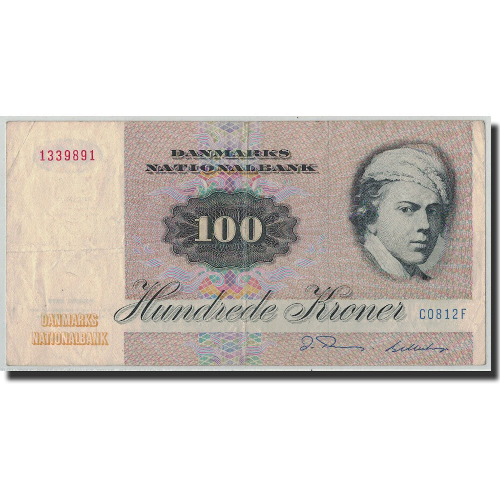 Banknot, 
  
  Danimarka, 
  
  100 Kron