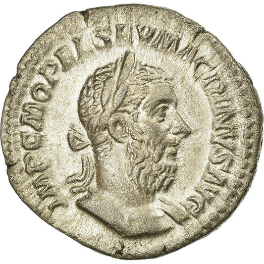 madeni para, 
  
  Macrinus, 
  
  Denarius