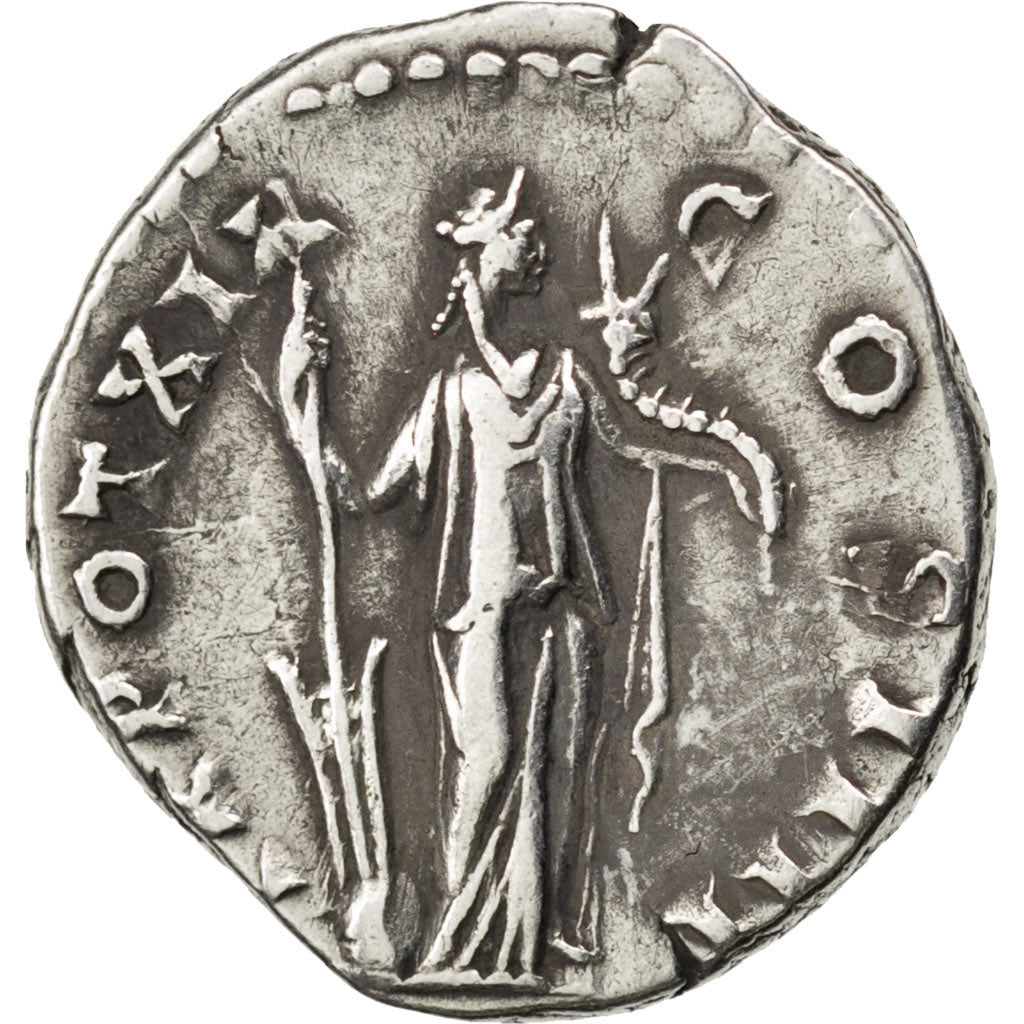 madeni para, 
  
  Antoninus Pius, 
  
  Denarius