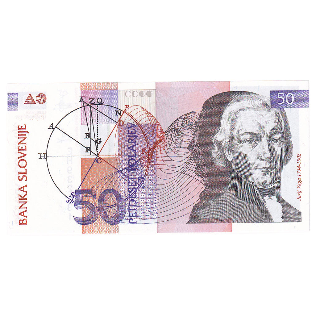 Banknot, 
  
  Slovenya, 
  
  50 Tolaryev