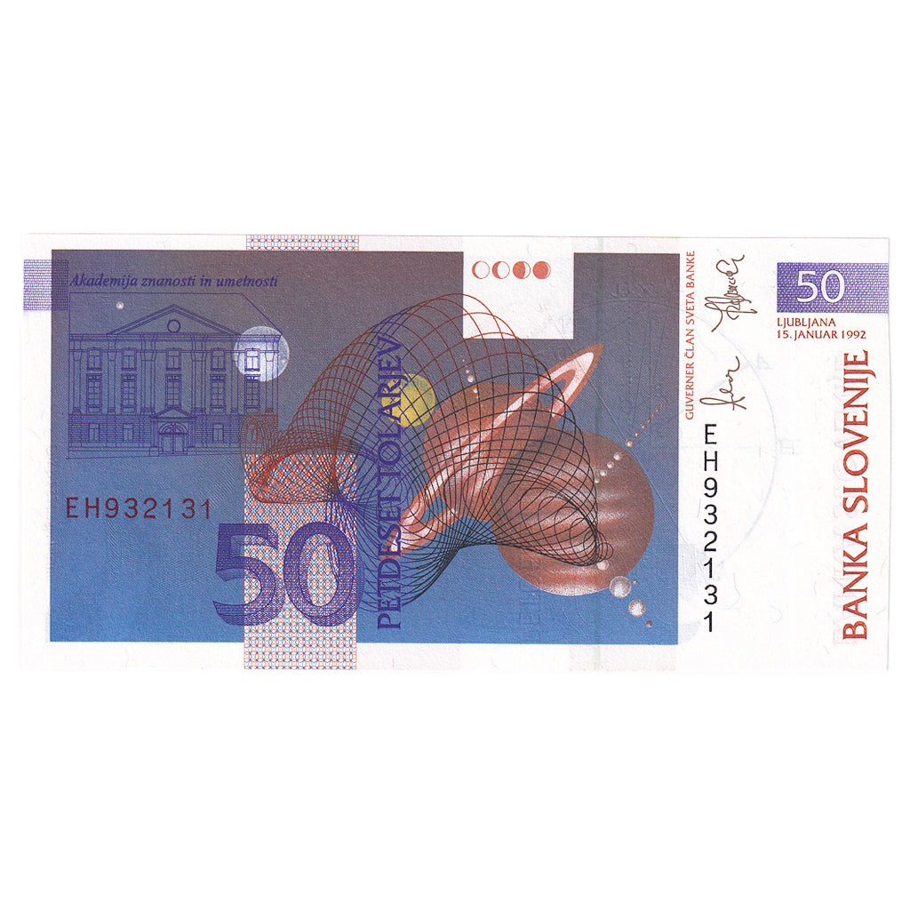 Banknot, 
  
  Slovenya, 
  
  50 Tolaryev