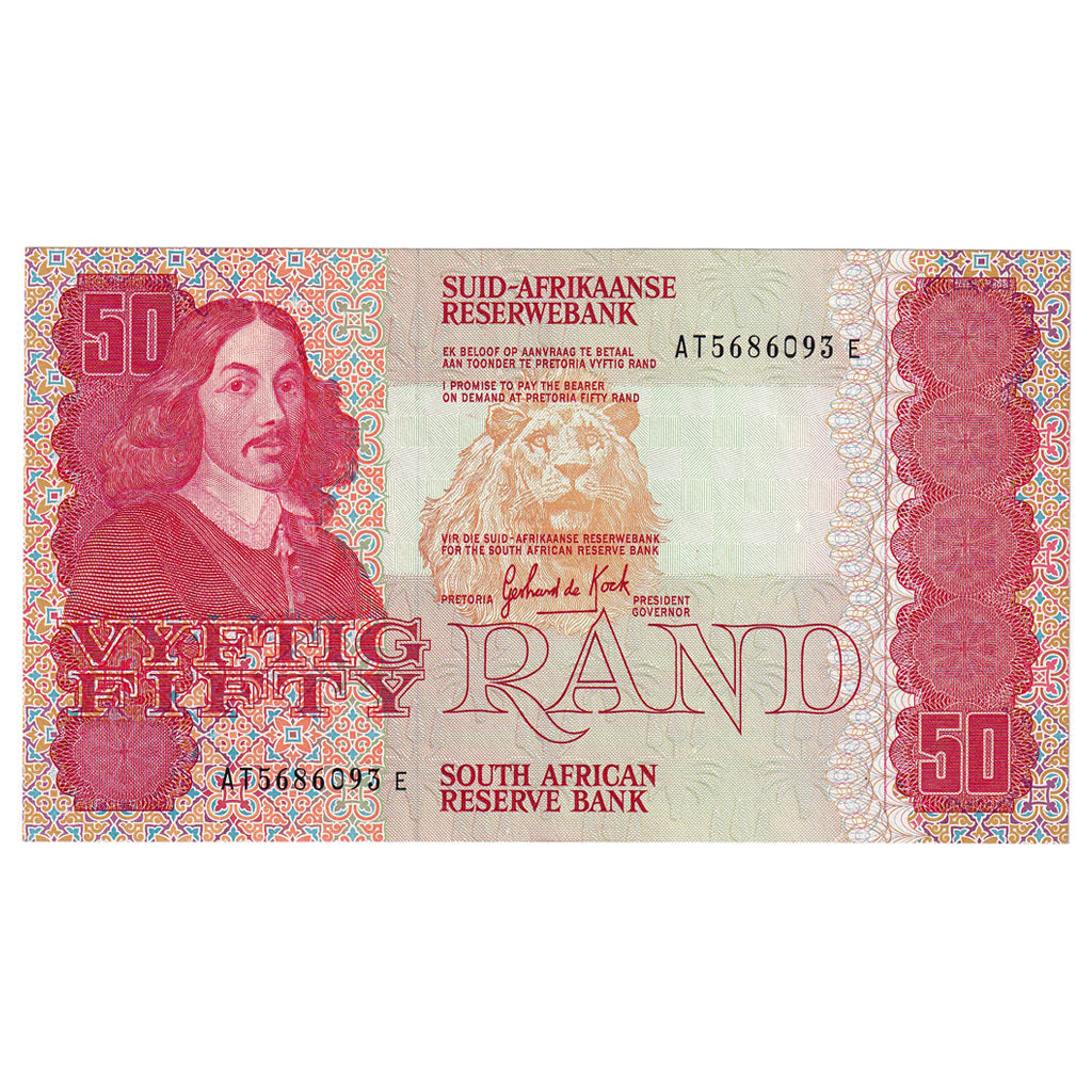 Banknot, 
  
  Güney Afrika, 
  
  50 Rand