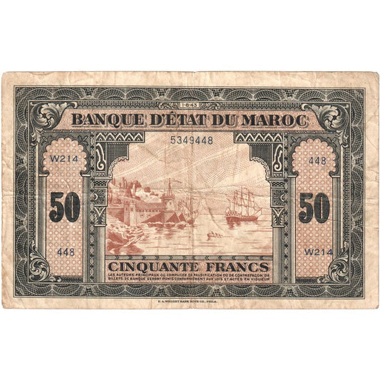 Fas, 
  
  50 Frank, 
  
  1943