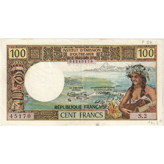 Tahiti, 
  
  100 Frank, 
  
  EF(40-45)